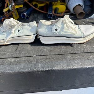 Converse Off-White Platform Sneakers